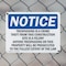 Signmission Trespassing Is A Crime Theft From This Construction OSHA Notice Sign, Plastic, 10in W x 7in L, 2PK OS-2PACK-NS-P-710-L-18732 - alternate 6
